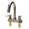 Alfi Brand Brushed Nickel Two-Handle 4'' Centerset Bathroom Faucet AB1400-BN - alternate 1